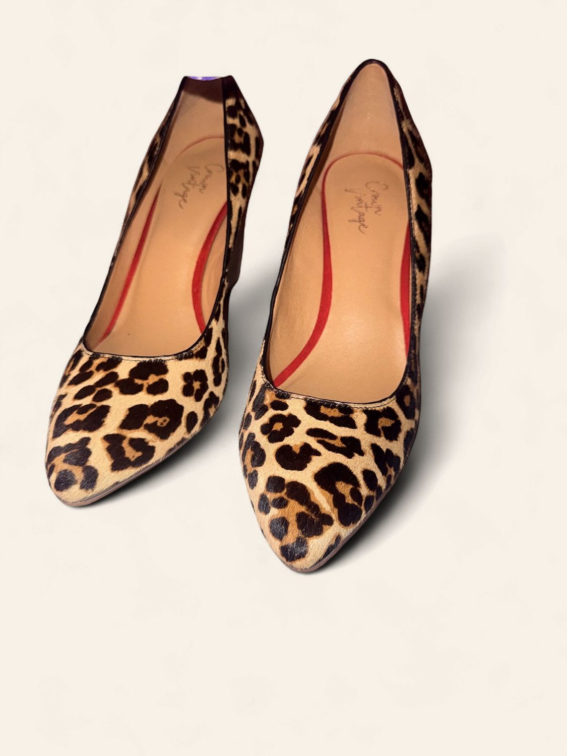 Leopard Print Block Heel