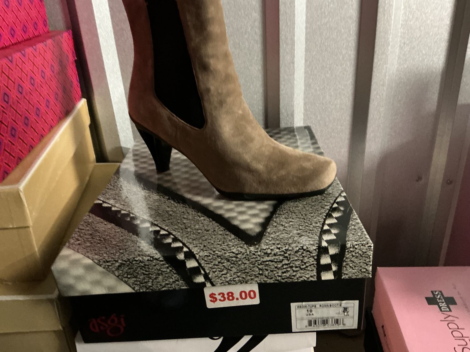 Tan booties 11M