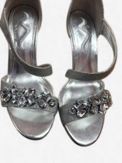 Nina Embellished Rhinestone Strappy Stiletto Sandals