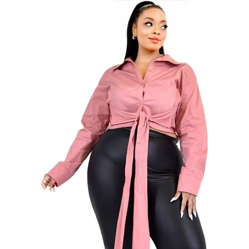 BOLD ELEGANCE PLUS BLOUSE