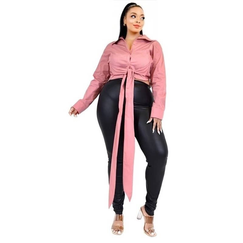 BOLD ELEGANCE PLUS BLOUSE
