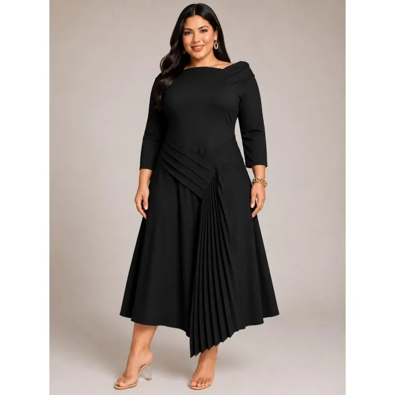 Asymmetric Grace Dress
