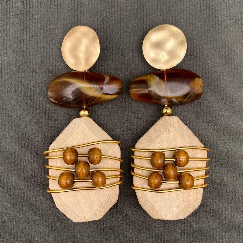 Large Size Geometric Earrings MIO72919