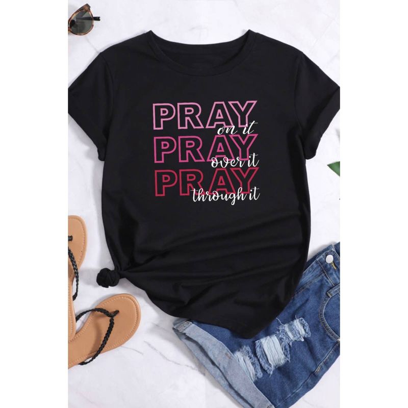 PRAY GRAPHIC WOMEN TEE