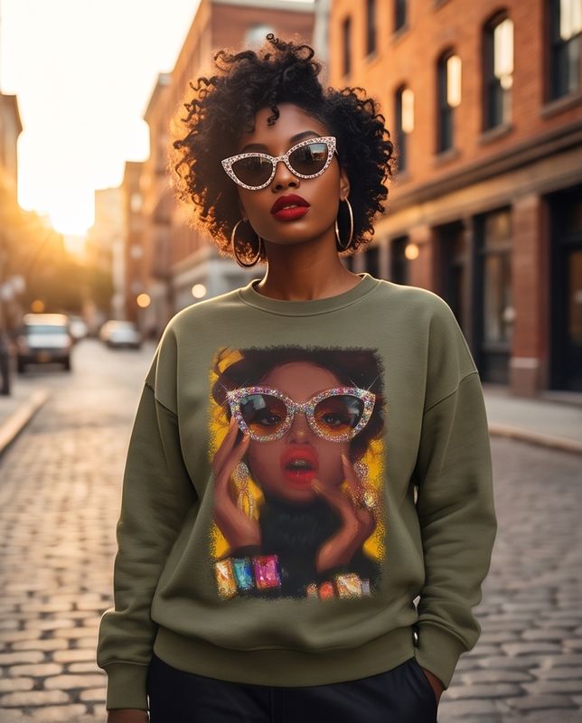 Fancy Lady Graphic Sweatshirt