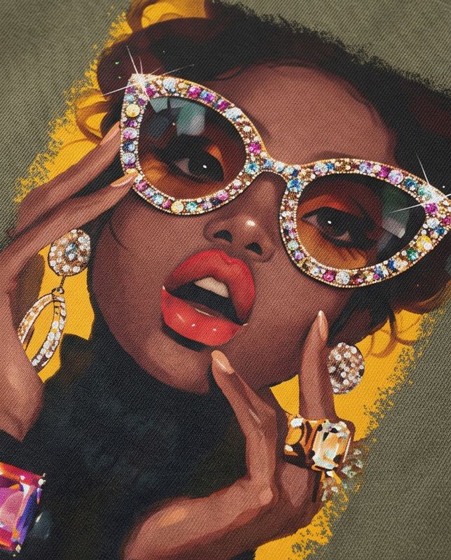 Fancy Lady Graphic Sweatshirt