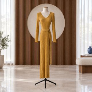 Previously loved- Claire Ruched Midi Dress