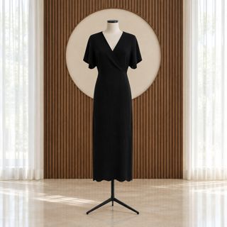 Previously-Loved Black Velvet Dress