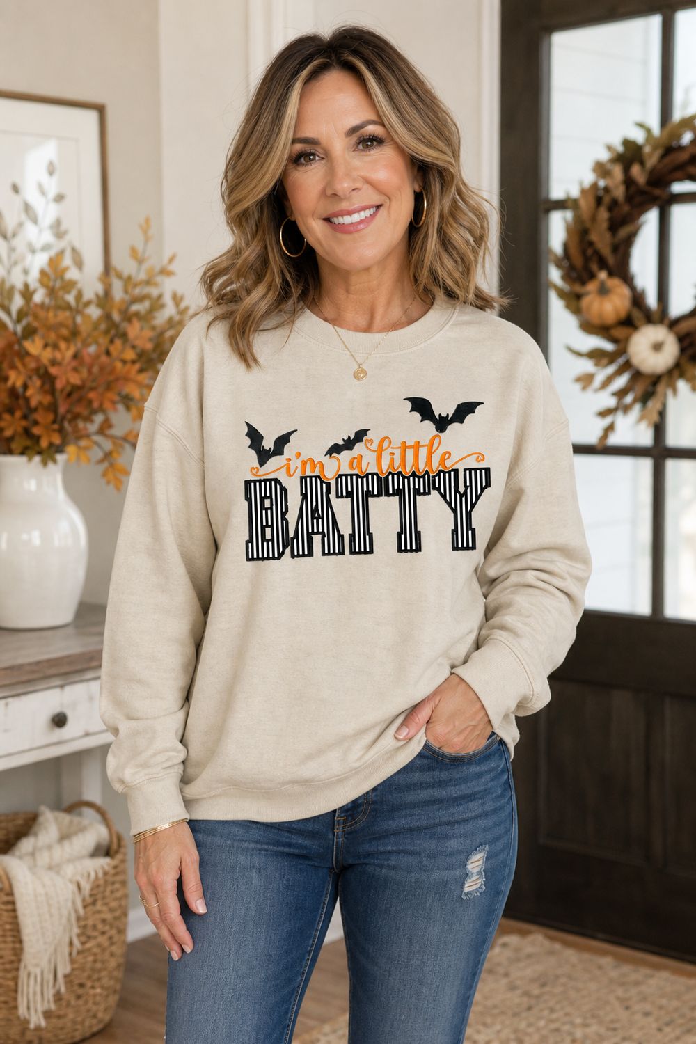 I’m Batty sweatshirt, Size: S