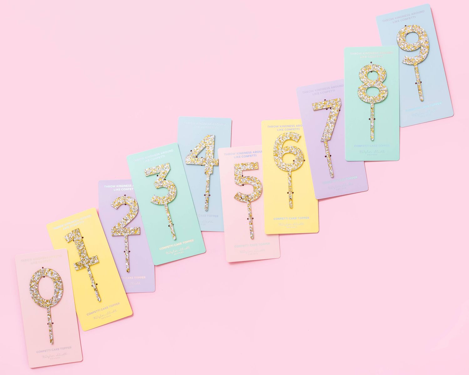 Cake Toppers - Pearl Confetti