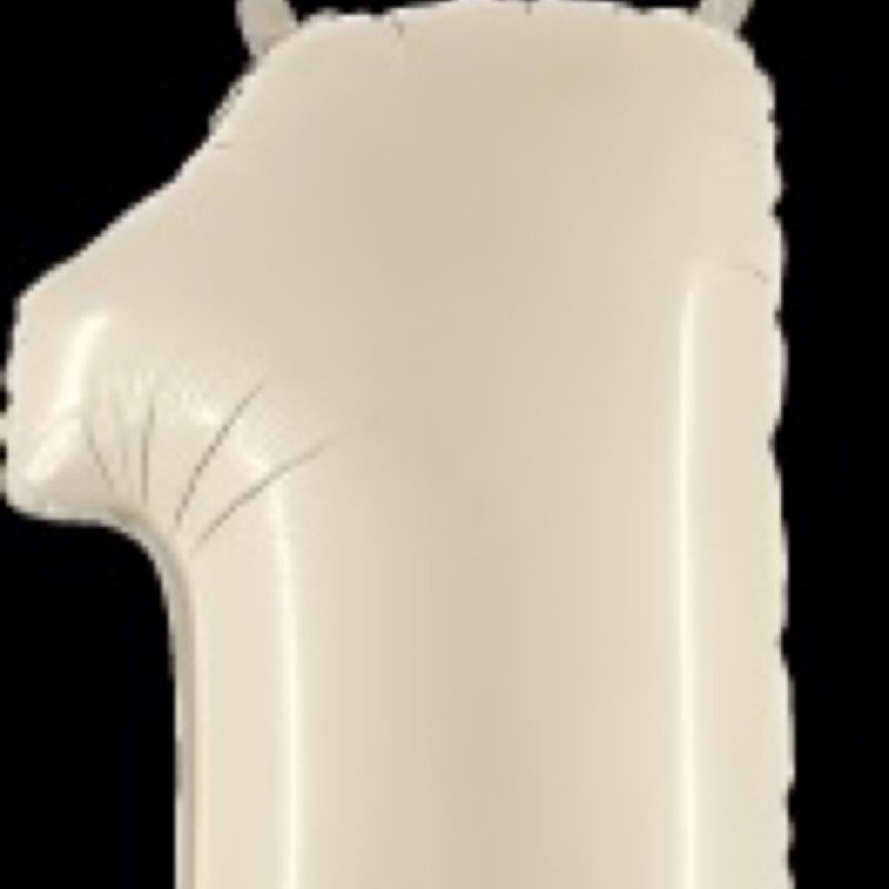 Beige Foil Number
