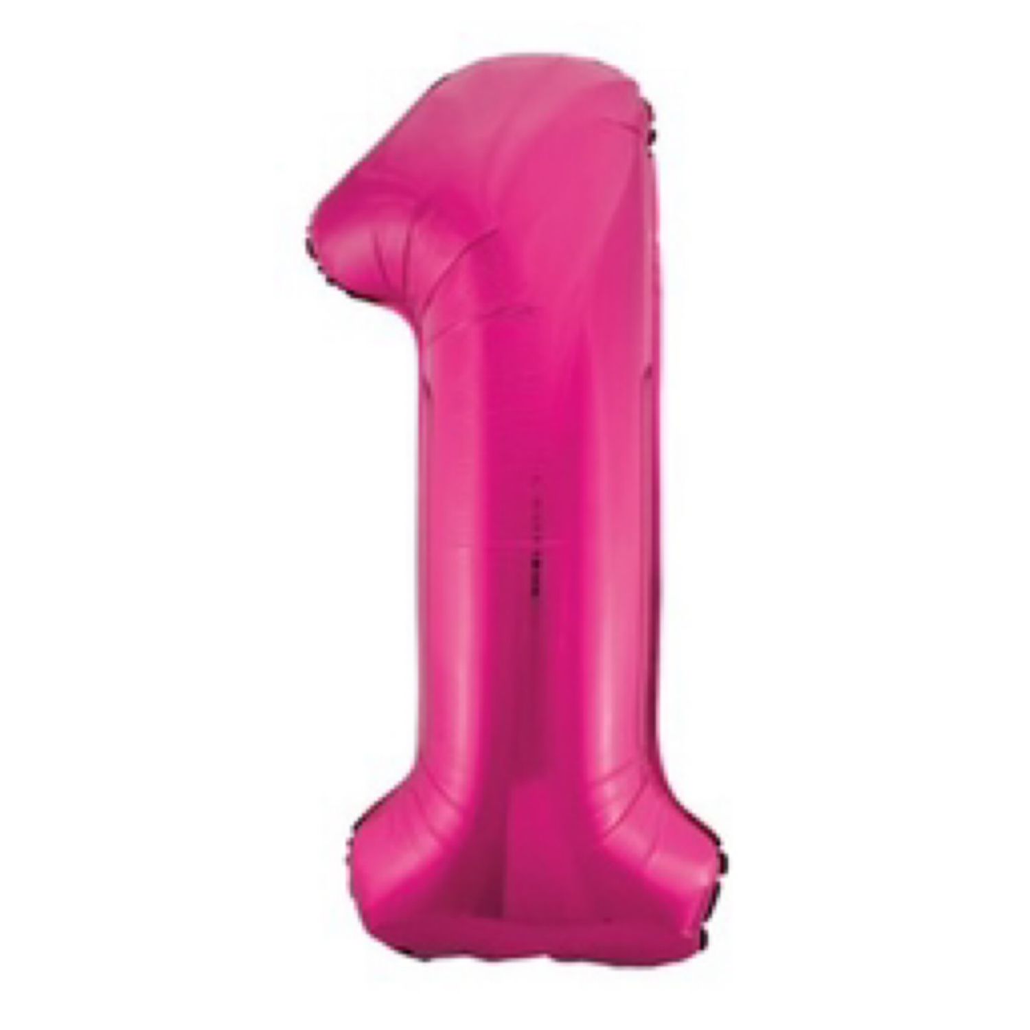 Hot Pink Foil Number