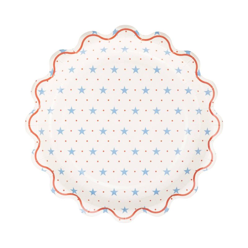 HAM1142 - Hamptons Petite Stars 9" Paper Plate