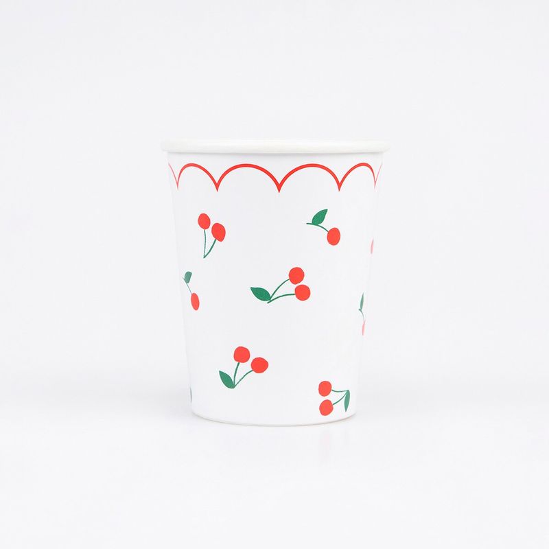 Cherry Pattern Cups