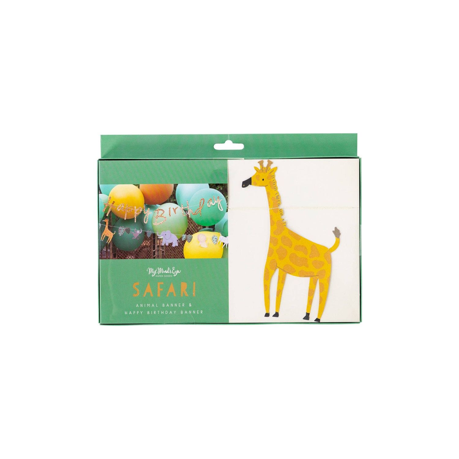 Safari Happy Birthday Banner Set Safari Happy Birthday Banner Set