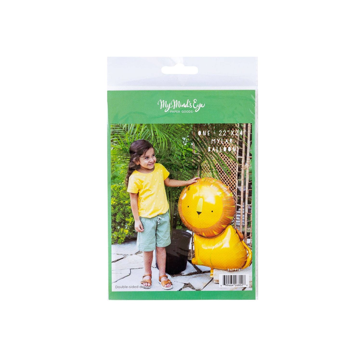 Safari Lion Mylar Balloon Safari Lion Mylar Balloon