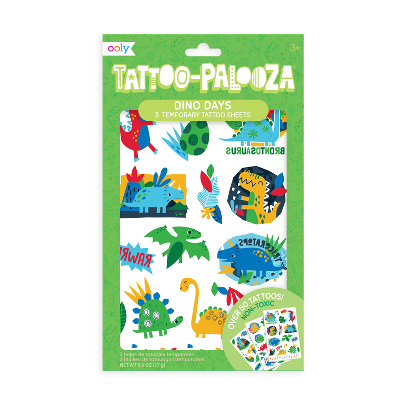 Tattoo Palooza: Temporary Tattoos - Dino Days