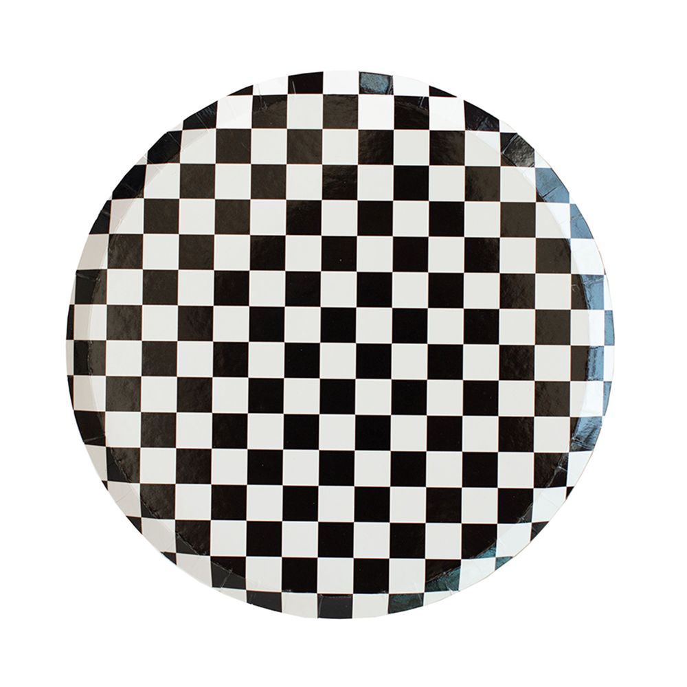 Check It! Dinner Plates - 8 Pk. Check It! Dinner Plates - 8 Pk., Color: The Classic