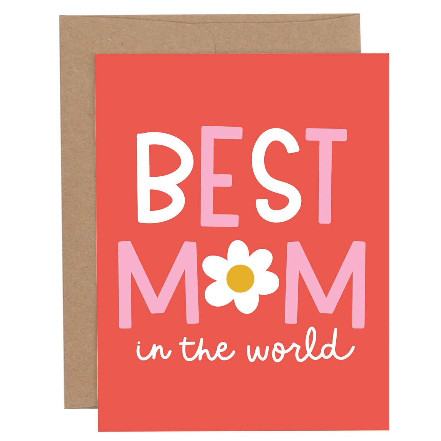 Best Mom In The World Mother's Day Greeting Card Best Mom In The World Mother's Day Greeting Card