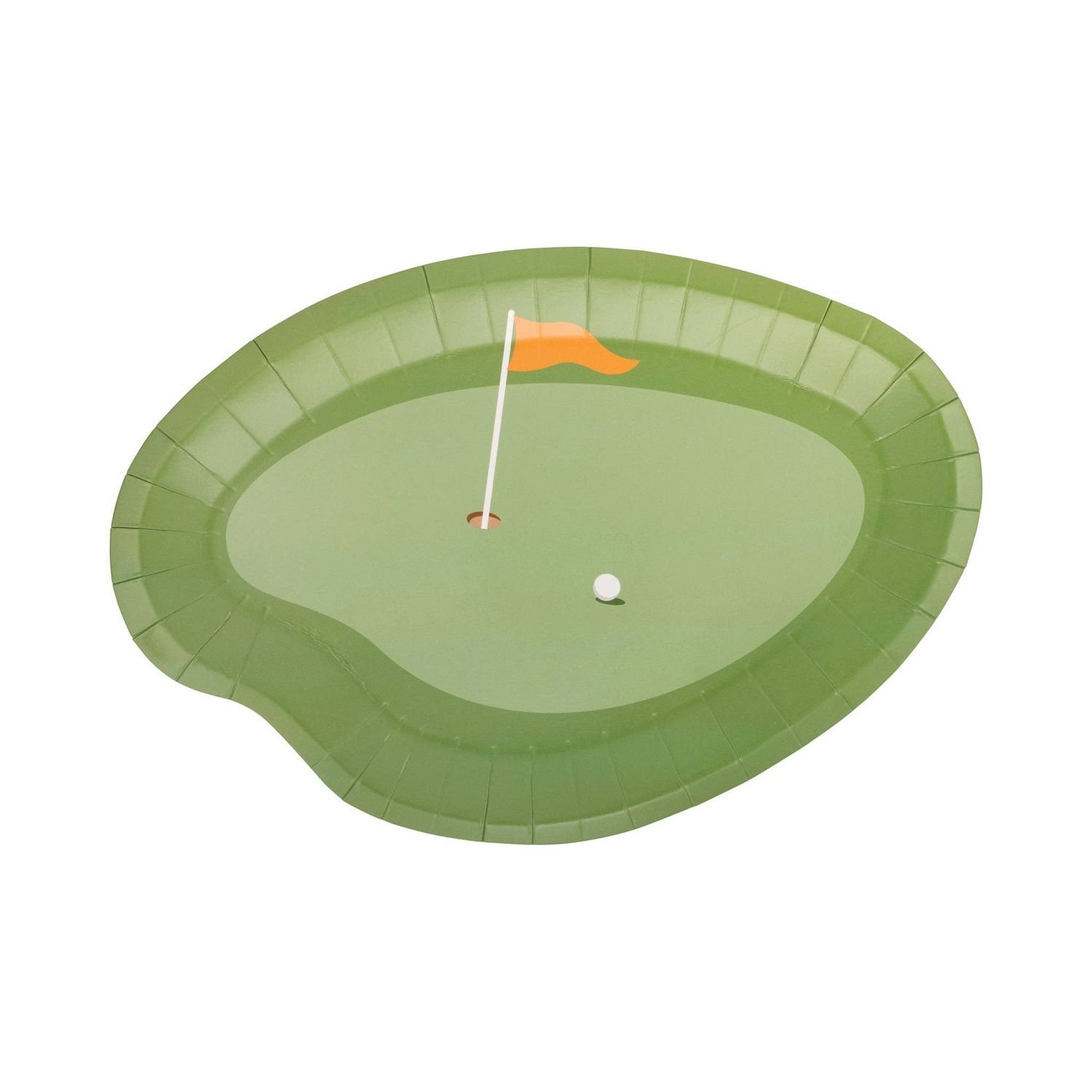 Putting Green Paper Plate Putting Green Paper Plate