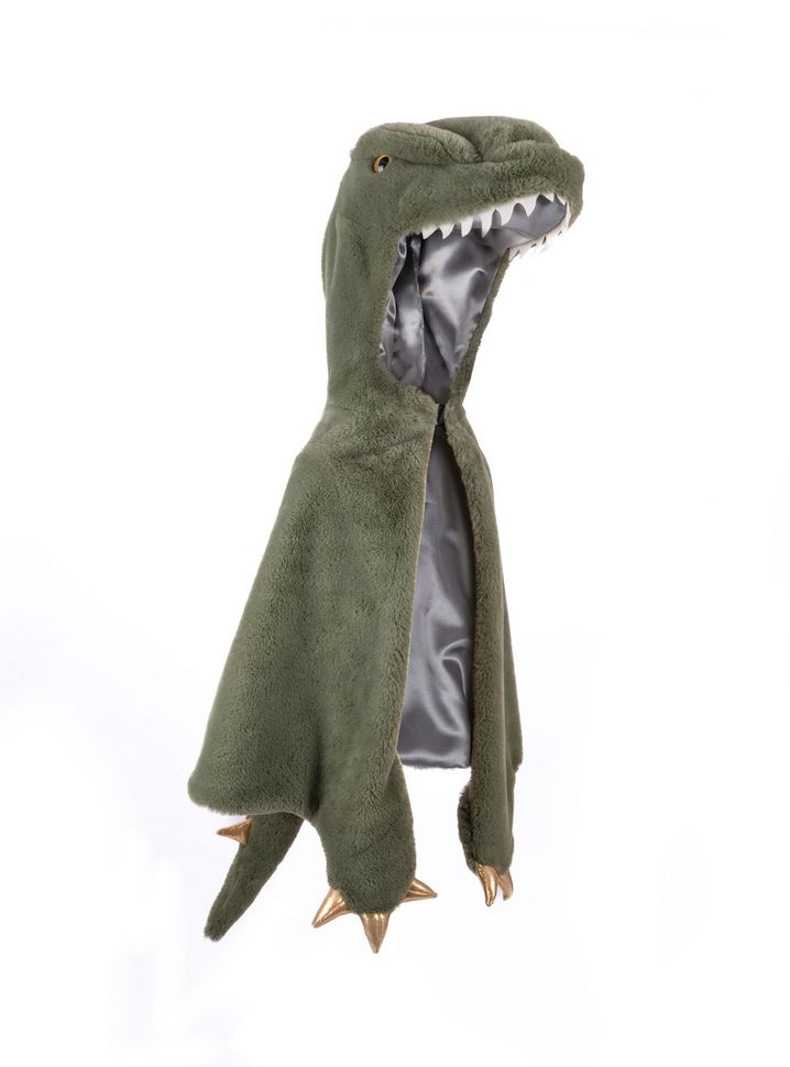 T-Rex Cuddle Cape, Green, 2T