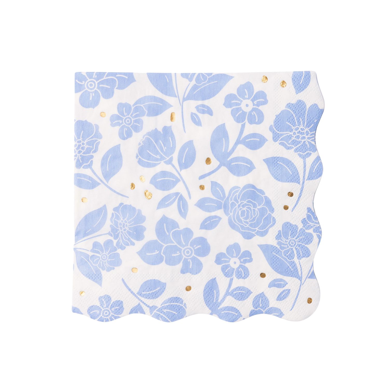 BELLE BLUE ELEGANT FLORAL DINNER NAPKINS BELLE BLUE ELEGANT FLORAL DINNER NAPKINS