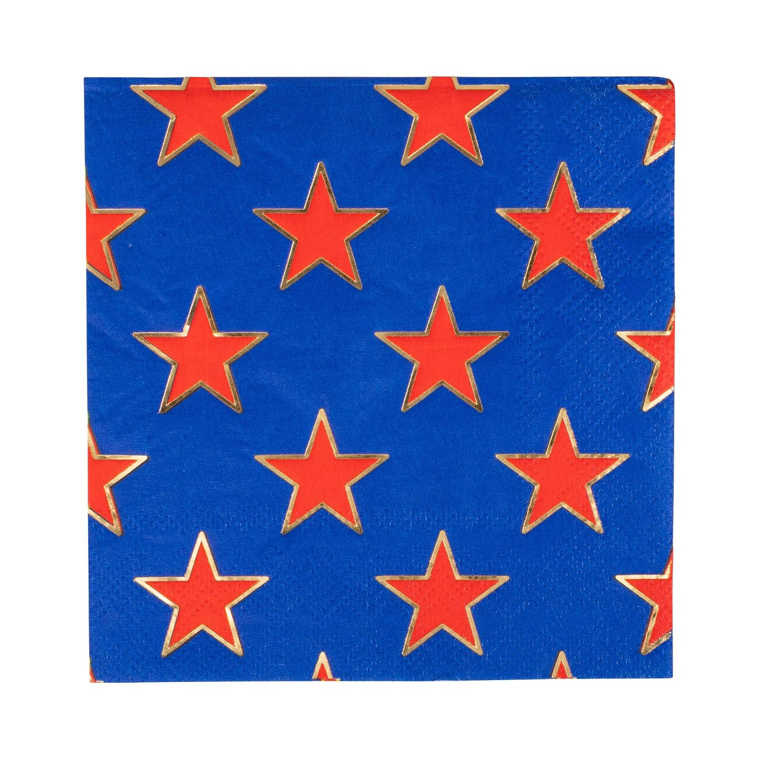 Gold Star Cocktail Napkin Gold Star Cocktail Napkin