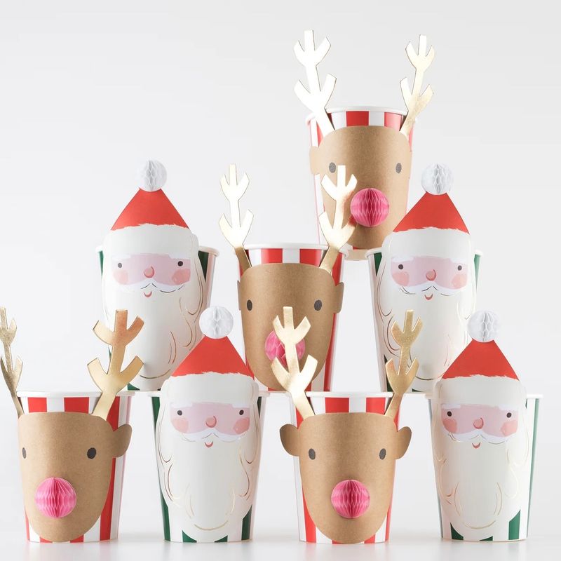 Christmas Honeycomb Cups