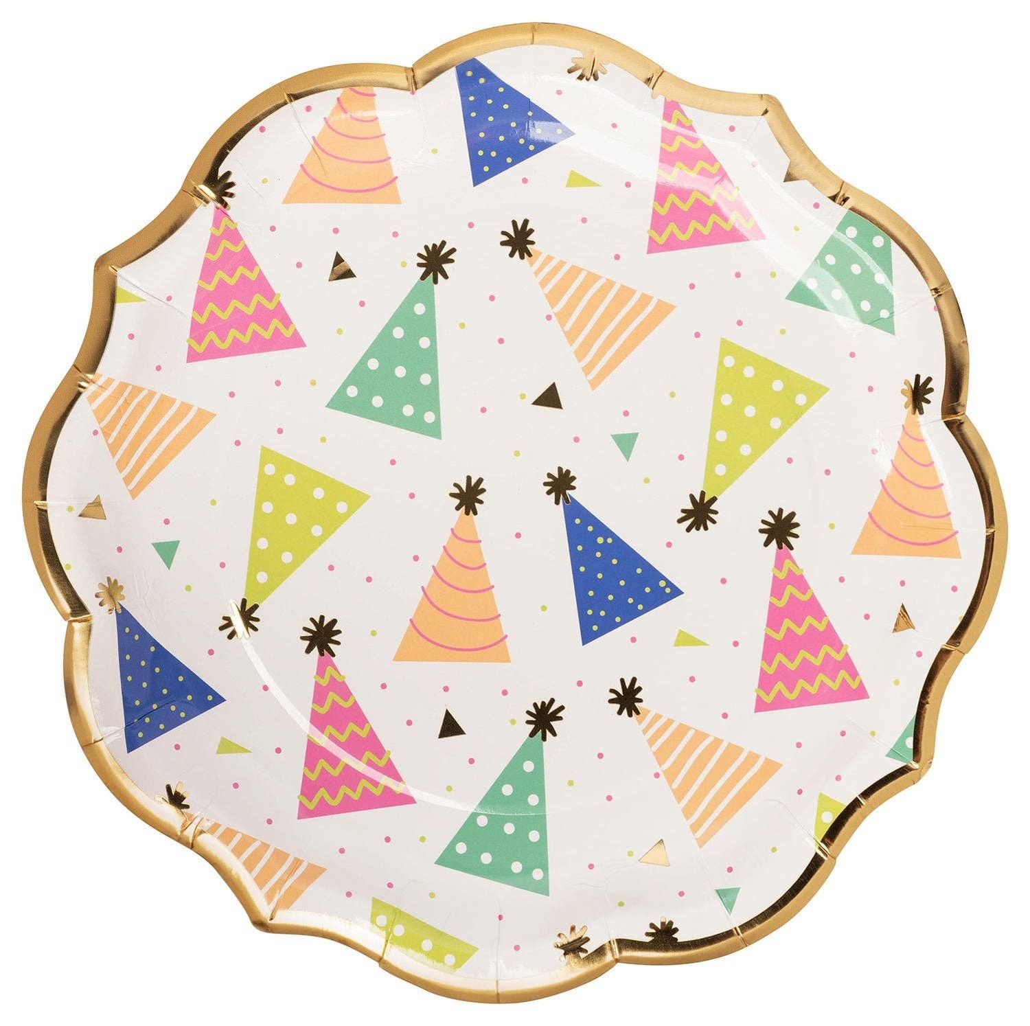 Paper Dinner Plate Birthday Candles/8ct Paper Dinner Plate Birthday Candles/8ct
