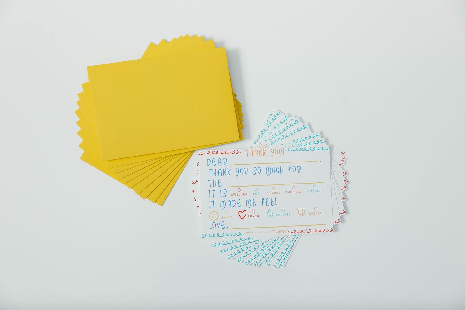 Kids Thank You Notecard Set Kids Thank You Notecard Set