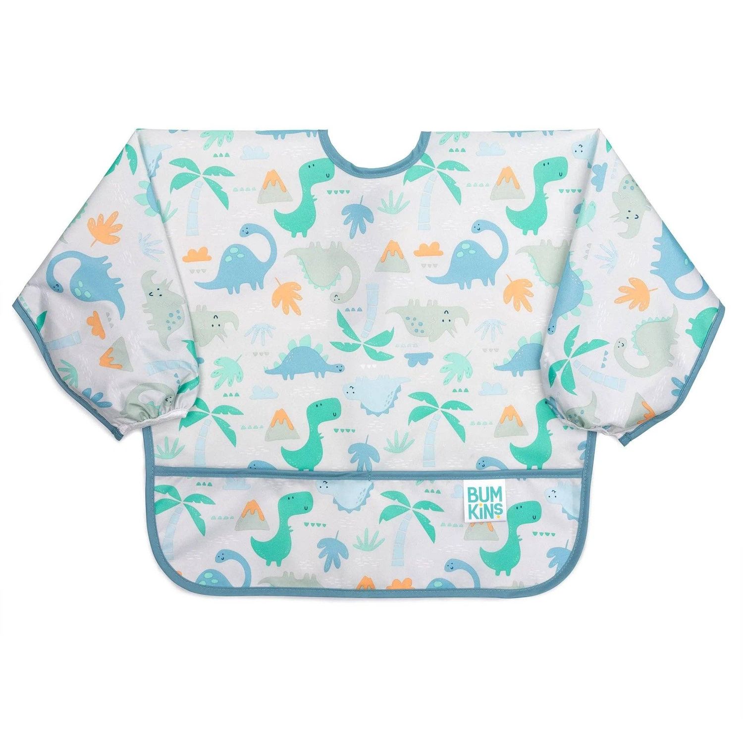 Sleeved Bib: Dinosaurs Sleeved Bib: Dinosaurs