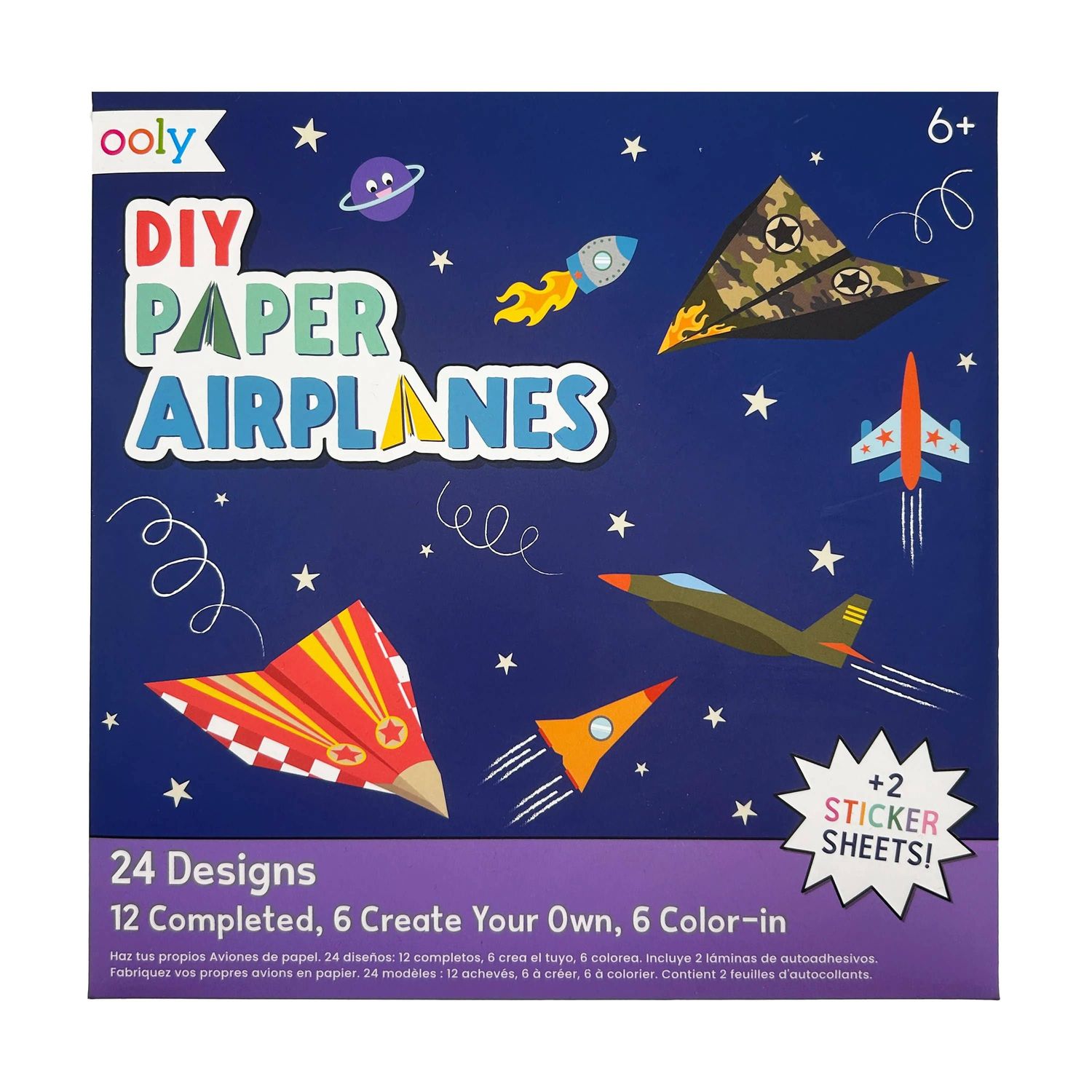 D.I.Y. Paper Air Planes Activity Kit - Set of 24 Designs D.I.Y. Paper Air Planes Activity Kit - Set of 24 Designs