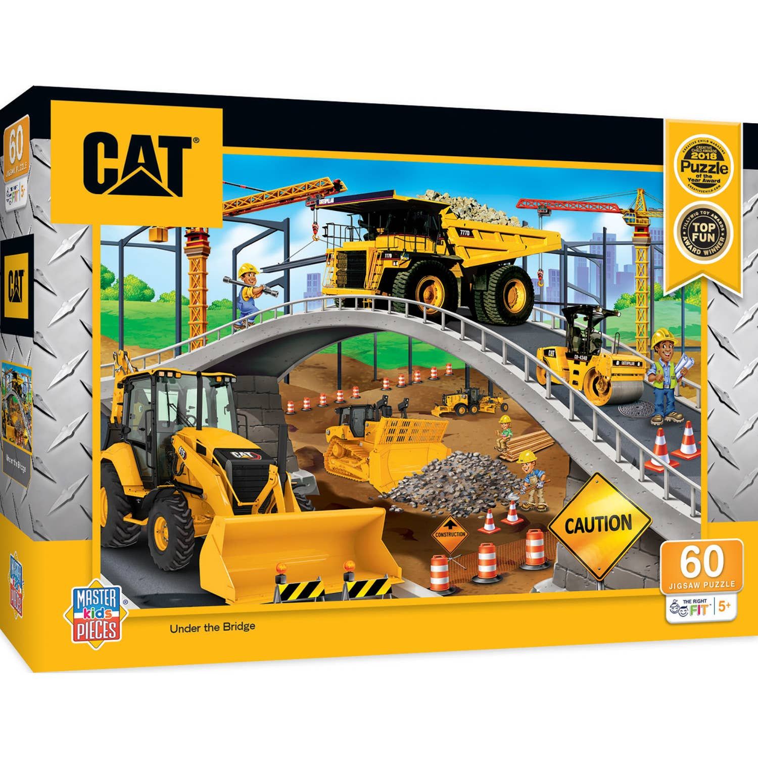 CAT - Under the Bridge 60 Piece Kids Puzzle CAT - Under the Bridge 60 Piece Kids Puzzle