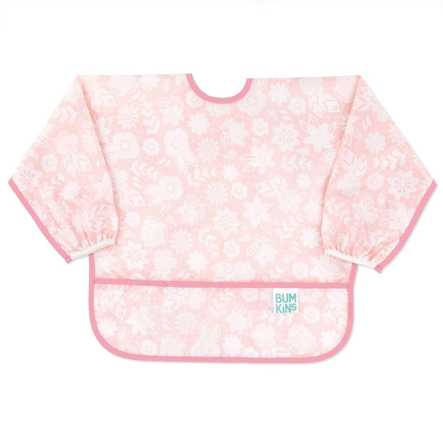 Sleeved Bib: Lace Sleeved Bib: Lace