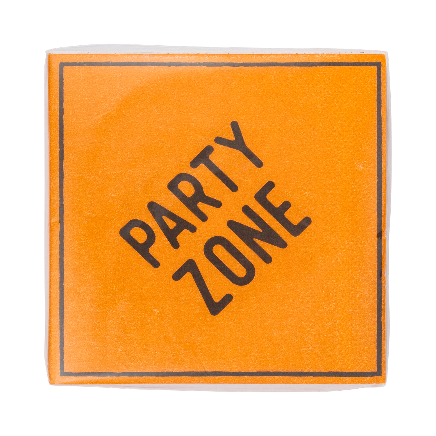 Construction Sign Cocktail Napkin Construction Sign Cocktail Napkin