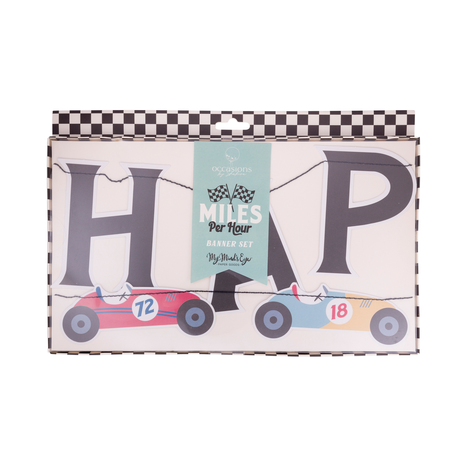 Miles per Hour - Happy Birthday Banner Set Miles per Hour - Happy Birthday Banner Set