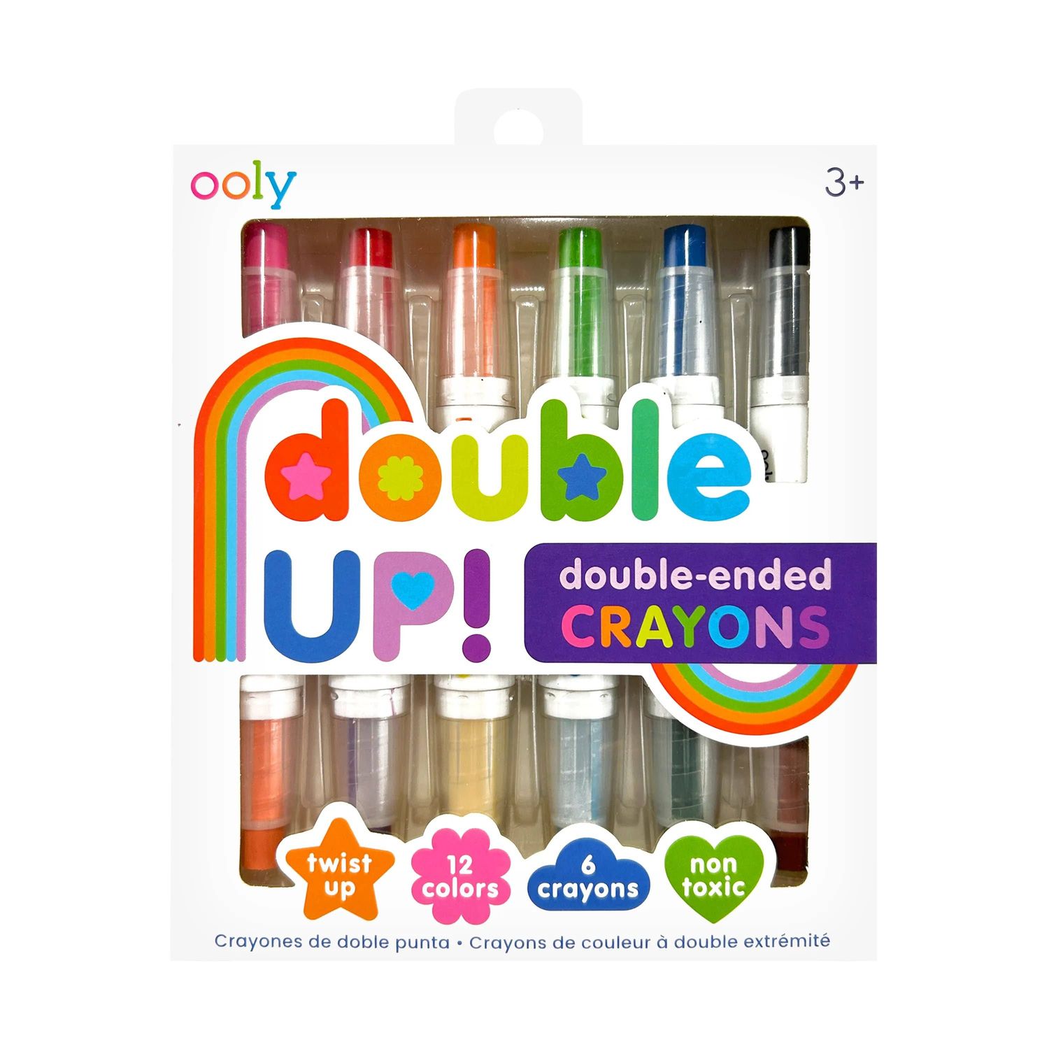 Double Up! Double-Ended Crayons (Set of 6 / 12 Colors) Double Up! Double-Ended Crayons (Set of 6 / 12 Colors)