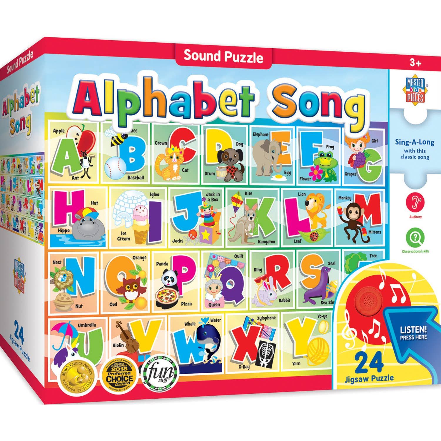 Alphabet Song - 24 Piece Musical Floor Puzzle Alphabet Song - 24 Piece Musical Floor Puzzle