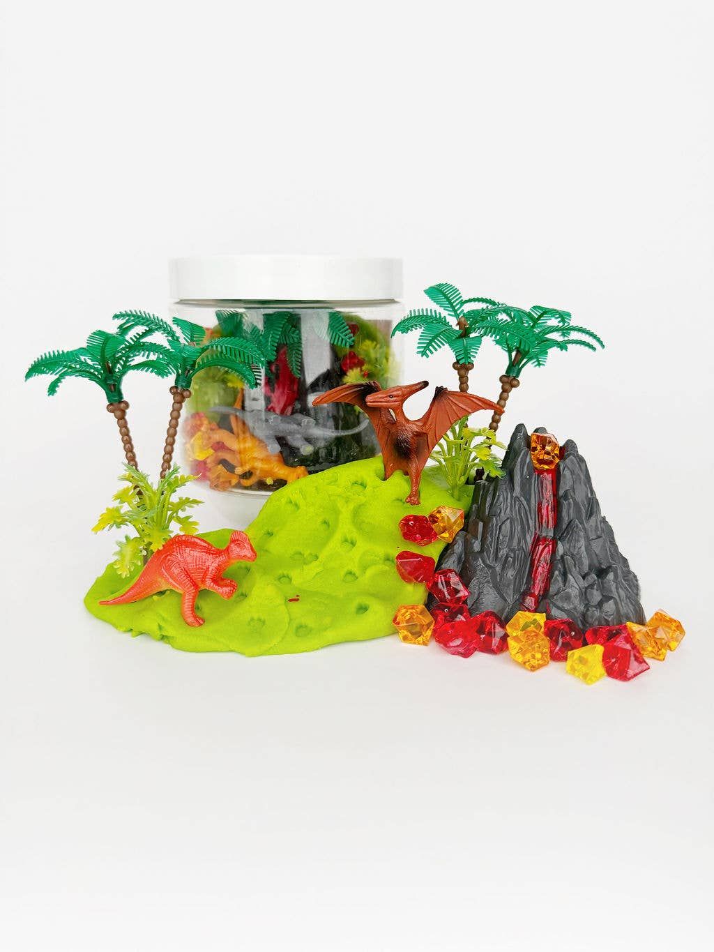 Dinosaur Volcano (Watersmellon) Dough-To-Go Dinosaur Volcano (Watersmellon) Dough-To-Go
