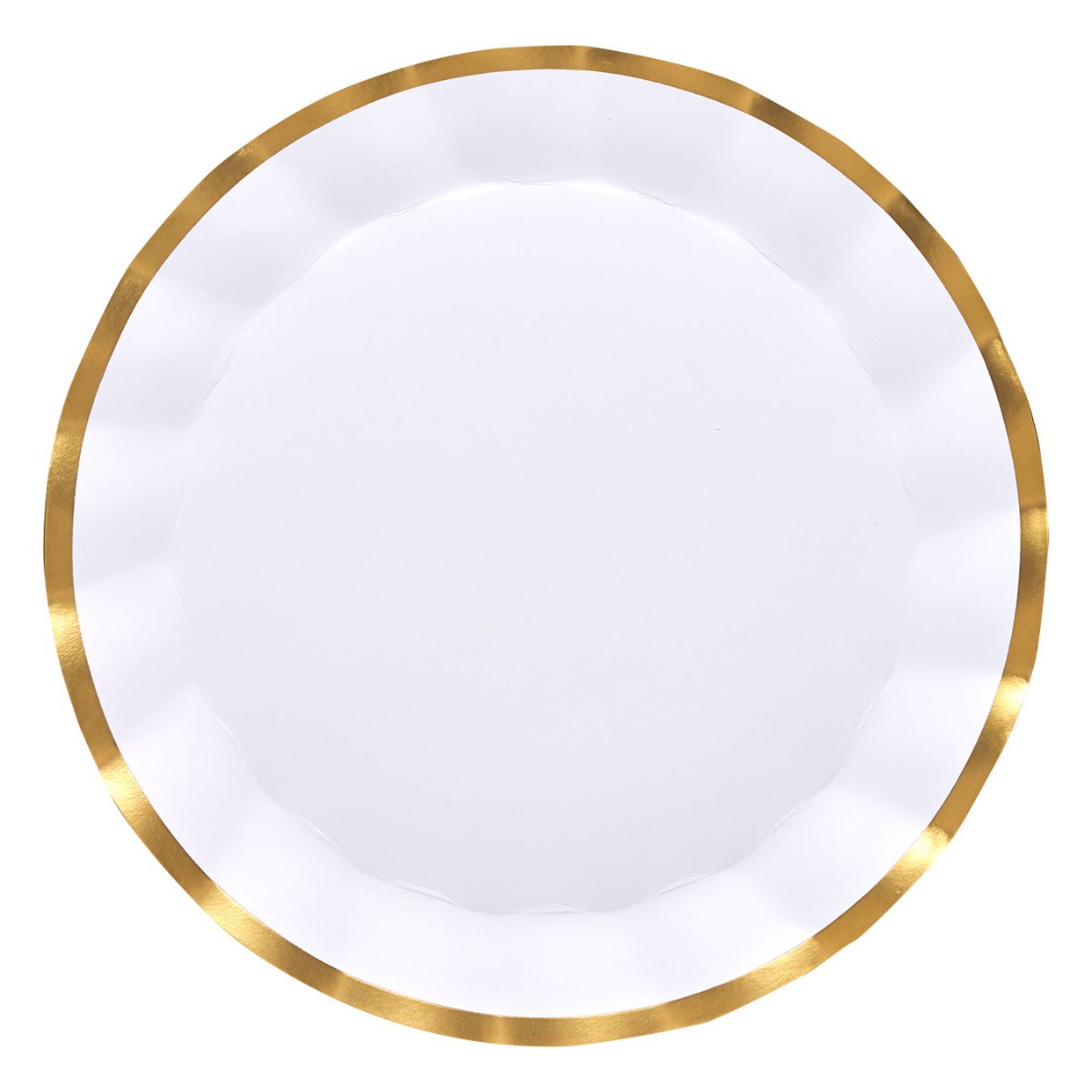 Everyday White Wavy Charger Plates Everyday White Wavy Charger Plates