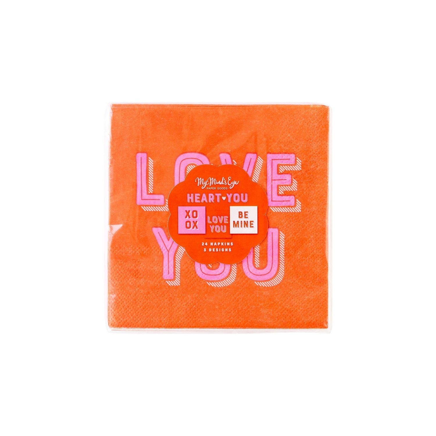 Be Mine Cocktail Napkin Set Be Mine Cocktail Napkin Set