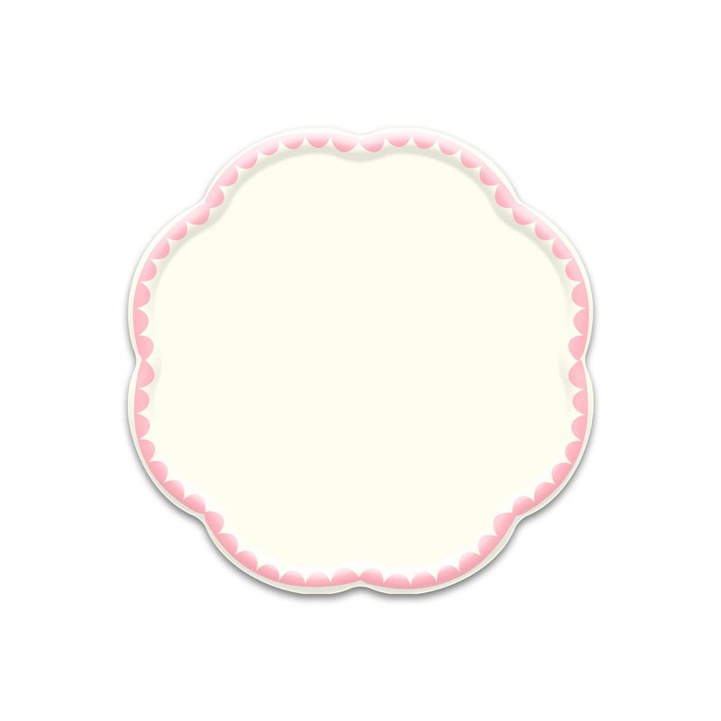 Pink Dessert 8" Plate