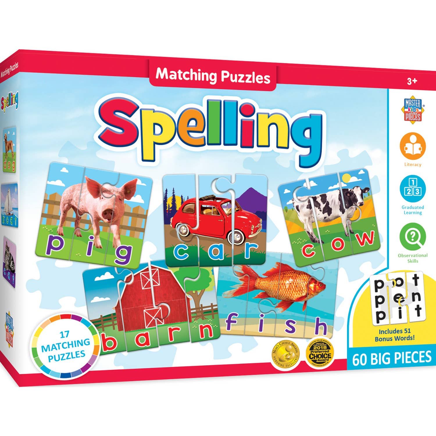 Spelling - Educational Matching Puzzles Spelling - Educational Matching Puzzles