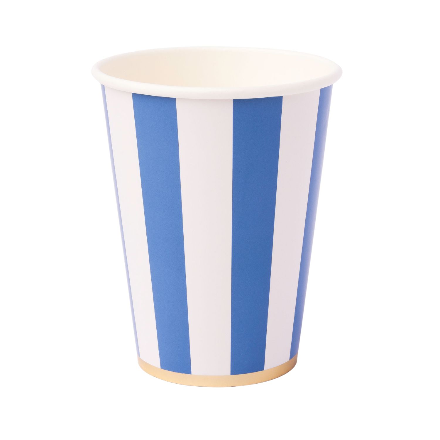 PALISADES BLUE SIGNATURE CABANA STRIPE CUPS PALISADES BLUE SIGNATURE CABANA STRIPE CUPS