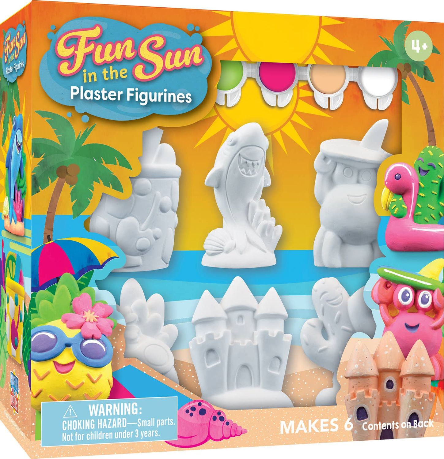Fun in the Sun - Plaster Figurine Paint Set