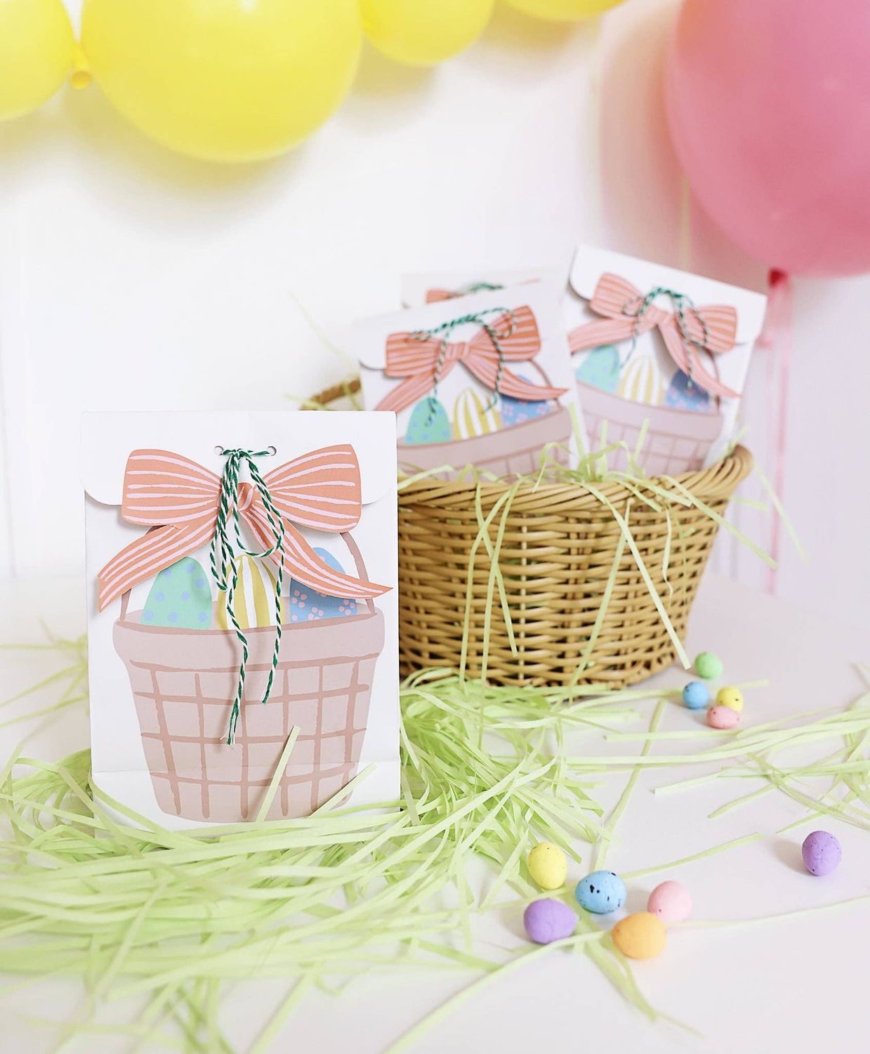 Easter Basket Treat Bags Easter Basket Treat Bags