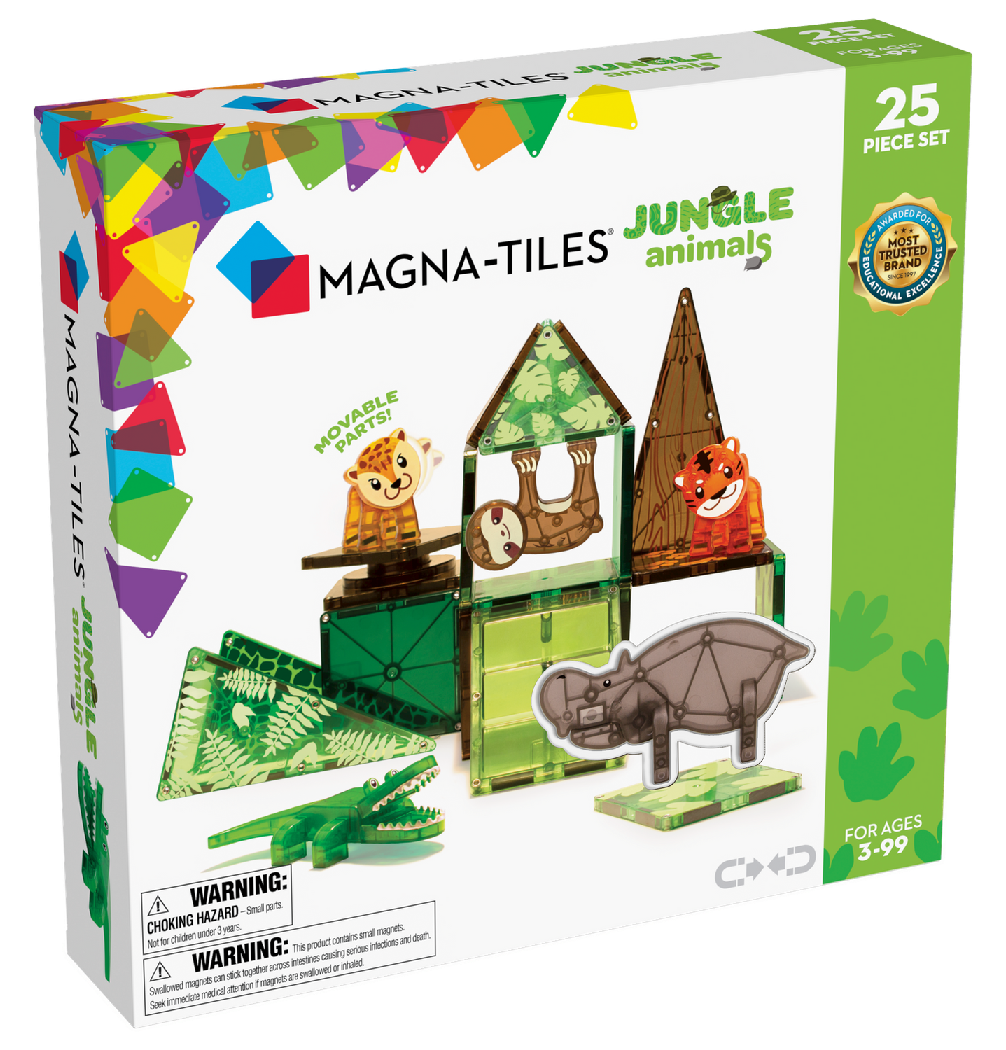 Magna-Tiles Jungle Animals 25-Piece Set Magna-Tiles Jungle Animals 25-Piece Set