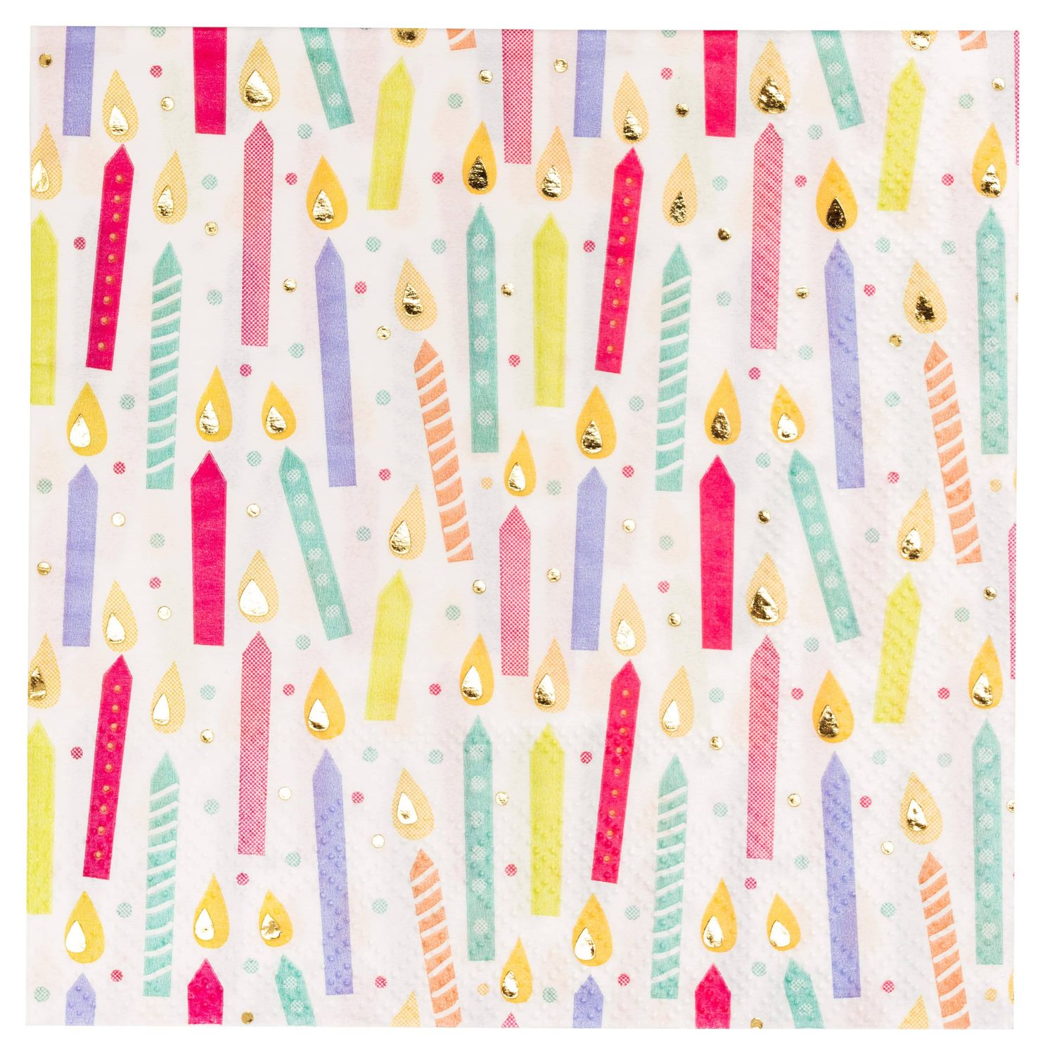 Cocktail Napkin Birthday Candles/16ct Cocktail Napkin Birthday Candles/16ct