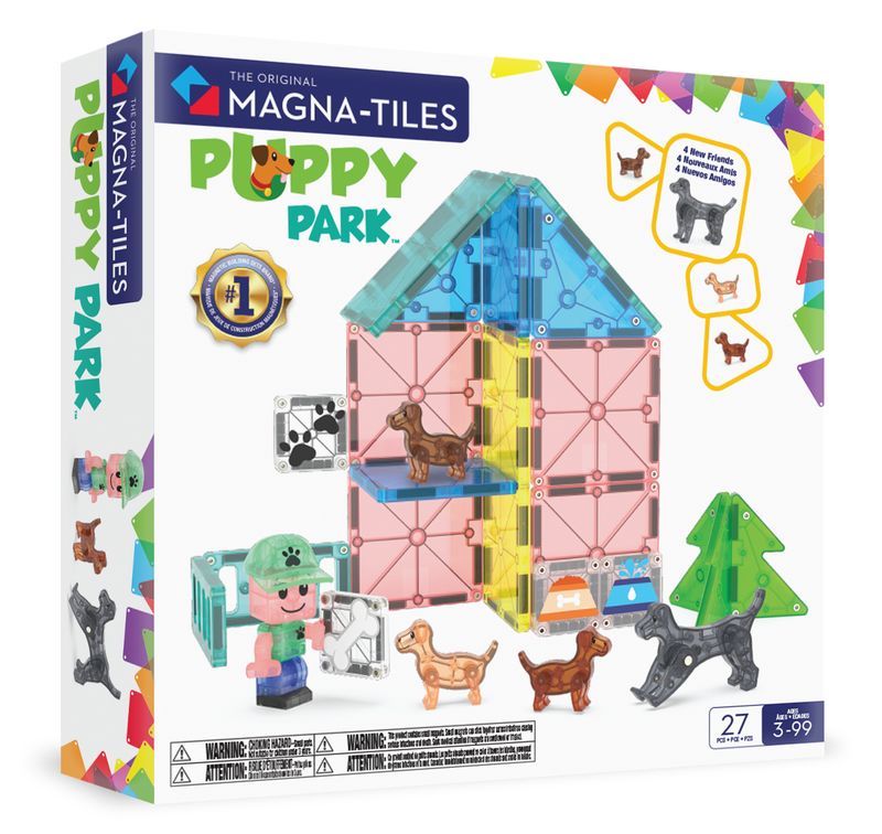 Magna-Tiles Puppy Park 27-Piece Set