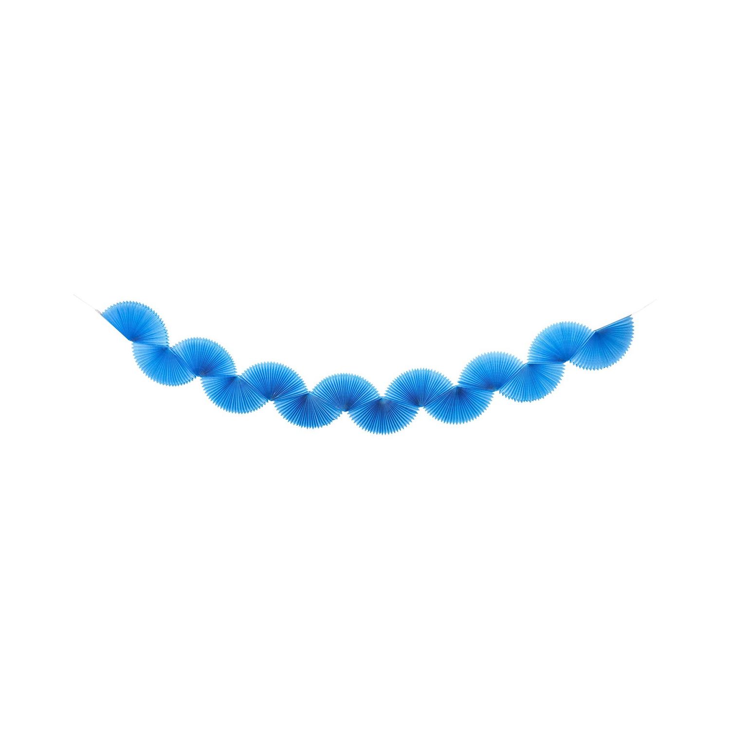 Blue Tissue Bunting Banner Blue Tissue Bunting Banner
